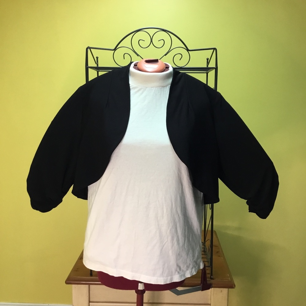 Rekucci Bolero Shrug 2X Black